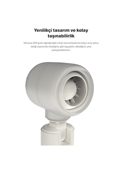 Xenon Smart Taşınabilir Şarjlı 5 Kademeli El Fanı 7 Saat Kullanım 14000 Rpm Sessiz Mini Vantilatör X6101