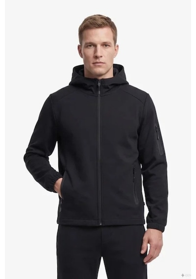 Nautica Erkek Dik Yaka Siyah Sweatshirt-24799