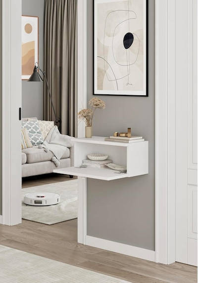 Enwood Mimosa Mdf Duvara Monte Kapaklı Dresuar 50 Cm Diğer