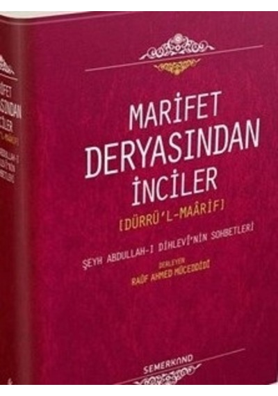 Marifet Deryasından İnciler Dürrü'l-maarif