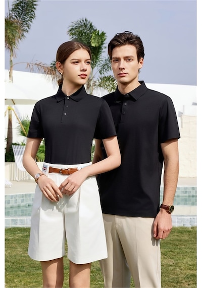 New Performance Premium Polo T-shirt %65,1 Pamuk %34,9 Polyester Siyah