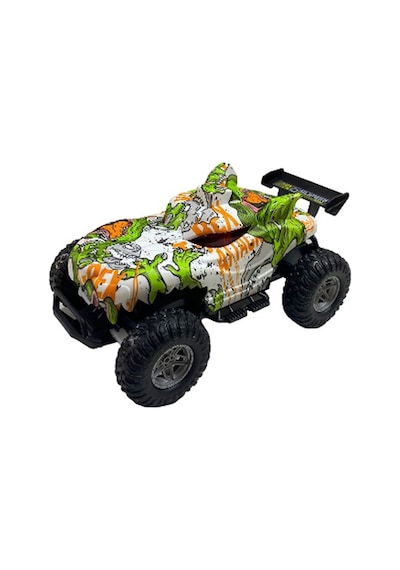 Uzaktan Kumandalı Şarjlı Offroad Canavar Oyuncak Araba Yeşil Çok Renkli