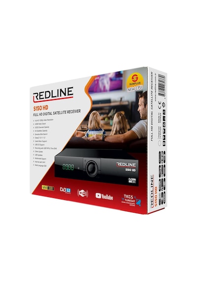 Redline S150 Kasalı Hd Uydu Alıcı-hdmı Ve Scart Bağlantı Özellikli