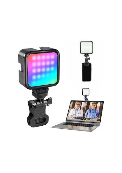Çok Renkli Rgb Tripod Telefon Kamera Laptop Uyumlu Selfie Işığı Tiktok Video Çekim Işık