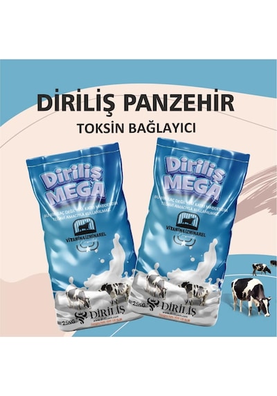 Diriliş Megapanzehir 25 Kg Yem Katkı Toksin Bağlayıcı