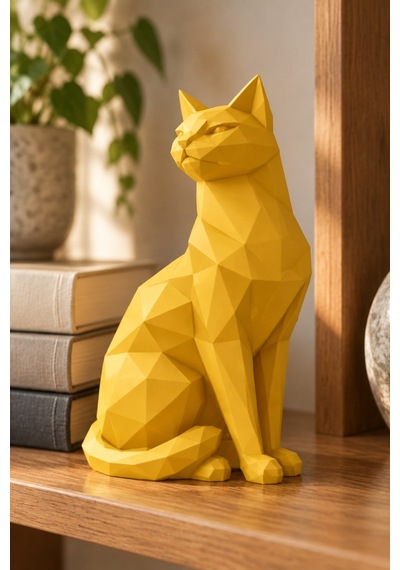 Asil Kedi Figürlü Dekoratif Biblo 28837766