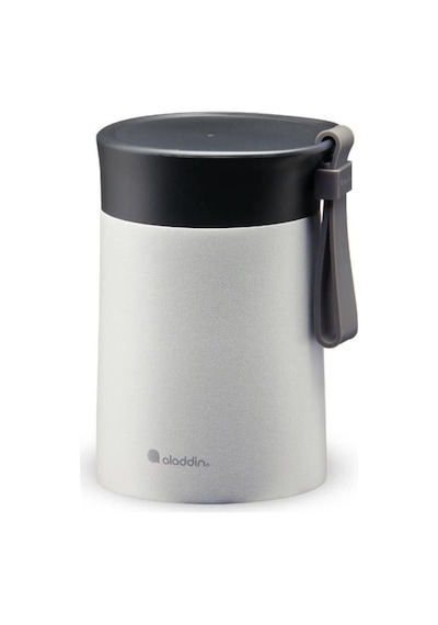 Aladdin Bistro Thermavac Paslanmaz Çelik Yemek Termosu, Gri Stone Grey , 0.4 L 6998