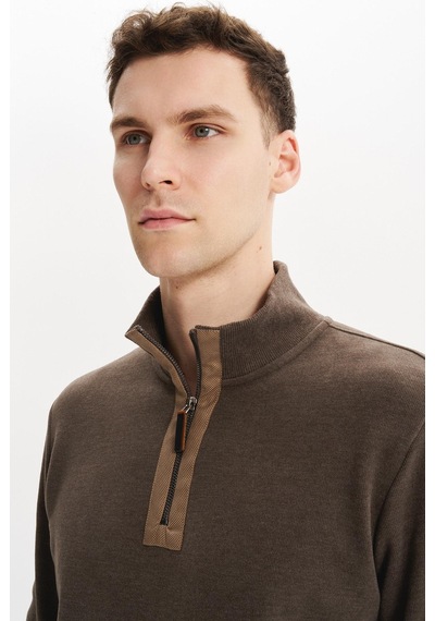 AR-MA Arma Erkek Regular Fit Yarım Fermuar Dik Yaka Sweatshirt Selanik Örme %65 Pamuk %35 Polyester K30554698102 Kahverengi AR-MA Arma Erkek Regular Fit Yarım Fermuar Dik Yaka Sweatshirt Selanik Örme %65 Pamuk %35 Polyester K30554698102 Kahverengi