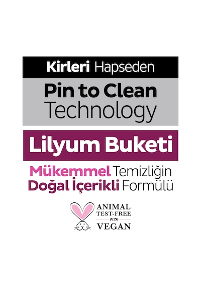 Sleepy Easy Clean Lilyum Buketi Yüzey Temizlik Havlusu Mendili 100 Yaprak