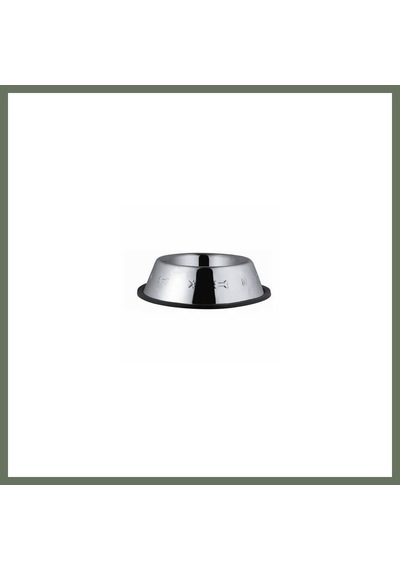 Bezos Desenli Metal Kedi Ve Köpek Mama Su Kabı 8 Oz 12 Cm Bezos1