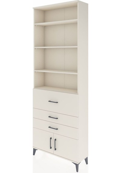 Arges Dolap 3 Raflı 2 Kapaklı Tek Askılı 88x30x243 Aytaşı-aytaşı Aytaşı