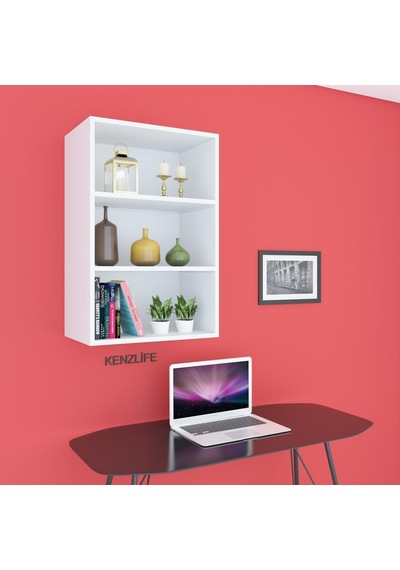 Kenzlife mutfak dolabı ıtır 090.060.30 byz 2 raflı kapaksız ofis