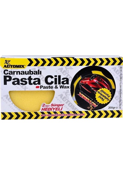 Oto Pasta Cila Carnubalı 200 Gr Sünger Hediyeli