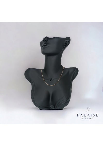 İnce Dorika Kolye 45cm Altın