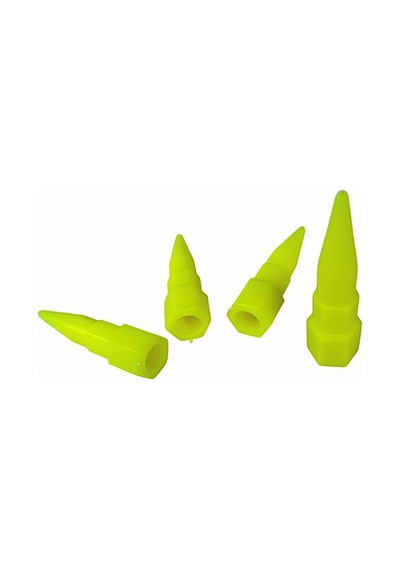 Sivri Mermi Sibop Kapağı Sarı Plastik 4'lü Set