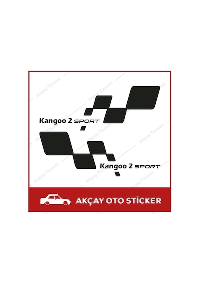 Kangoo 2 Sport Sticker Kango 2 Sticker Renault Araç Sticker