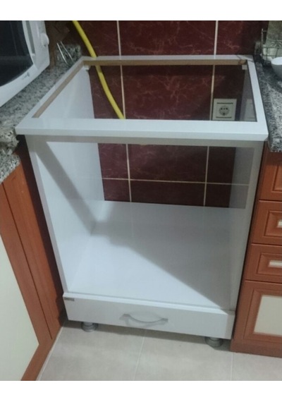 Hazır Mobilya Kapaklı Ankastre Fırın Ve Ocak Modülü Hazır Mobilya Kapaklı Ankastre Fırın Ve Ocak Modülü
