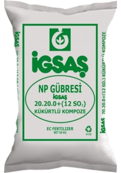 Kükürtlü Taban Gübresi Kompoze Bitki Çim Gübresi Toprak Altı Gübre 20 Kg 20.20.0 - 1 Adet