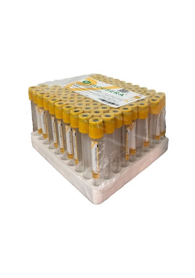 Vakumlu Jelli Kan Alma Tüpü 8.5 Ml Sarı Kapak