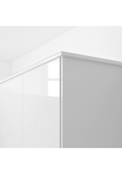 Ikea Förbättra Dekoratif Şerit, Parlak Cila Beyaz, 221 Cm