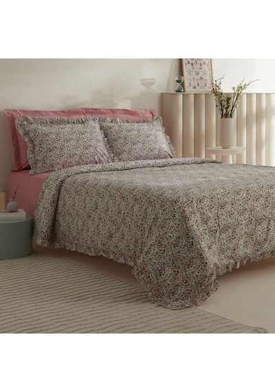 Karaca Home Minay 52 Tel %100 Pamuk Çift Kişilik Nevresim Takımı Pembe Pembe