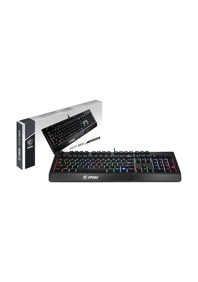 MSI Vigor GK20 TR Rainbow Kablolu Q Oyuncu Klavye