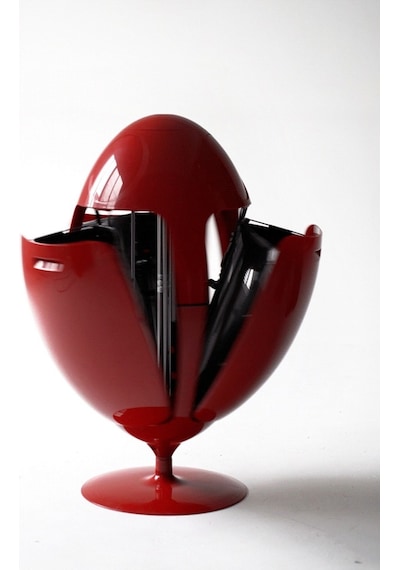 Miniforms Egg Bin Çöp Kovası Large Kırmızı