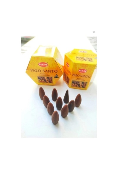 Hem Konik Geri Akış Tütsü Palo Santo 1 Paket 10 Adet