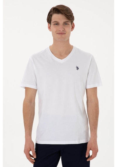 U.S. Polo Assn. Us. Polo Assn. Erkek Tişört 50298043-vr013 Beyaz