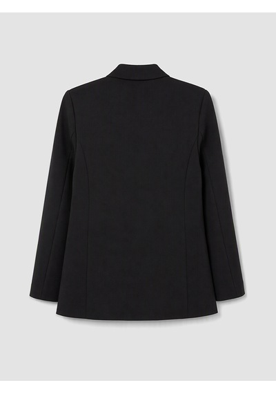 Lcw Modest Siyah Kruvaze Yaka Kadın Blazer Ceket Diğer