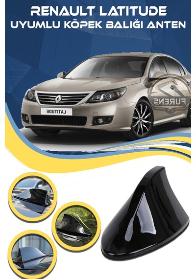 Renault Latitude Uyumlu Oto Balık Sırtı Anten Elektrikli Köpekbalığı Balina Tavan Anteni