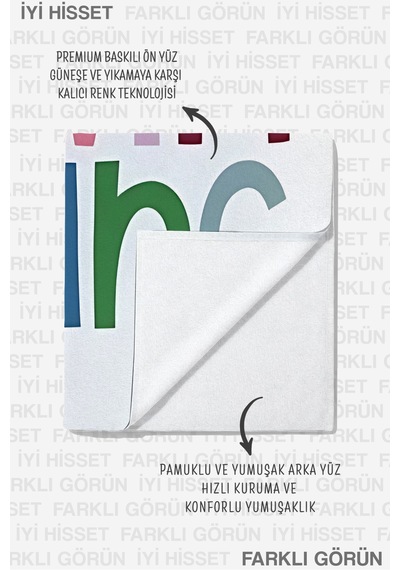 Renkli Tipografik Yazılı Plaj Havlusu-minimalist Beyaz Havuz Deniz Banyo Hızlı Kuruyan Sahil Örtüsü Sessiz Şeftali Renkli Tipografik Yazılı Plaj Havlusu-minimalist Beyaz Havuz Deniz Banyo Hızlı Kuruyan Sahil Örtüsü Sessiz Şeftali
