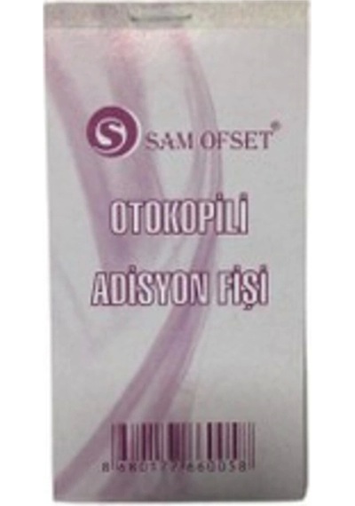 Adisyon Fişi Otokopili