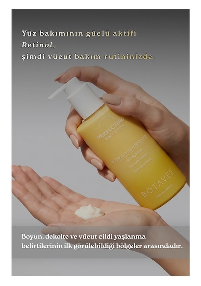 Botavee Retinol İçeren Sıkılaştırıcı Pürüzsüzleştirici Ve Yoğun Nemlendirici Vücut Kremi 340 ML
