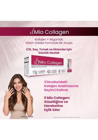 İl Mio Collagen Hidrolize Kolajen, Doğası Değiştirilmemiş Tip Iı Kolajen