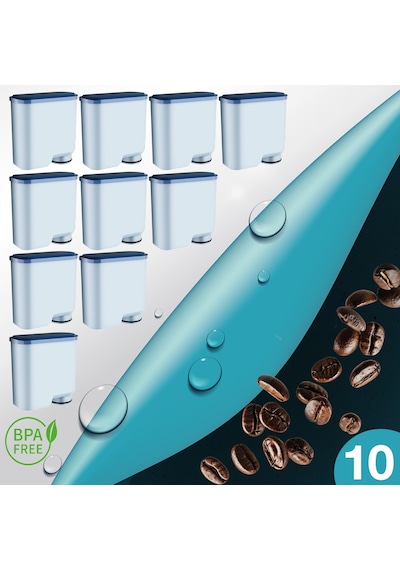 Pure Kafe Ph012 - Philips Uyumlu Saeco Aquaclean İçin Kahve Makinesi Su Filtresi 10 Adet