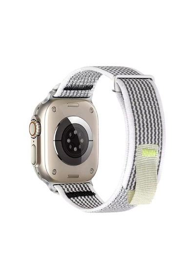 Piili Apple Watch Uyumlu 42 - 44 - 45 - 46 - 49 Mm Urban Active Kayış Beyaz Apple Watch Uyumlu Kayışı Mavi