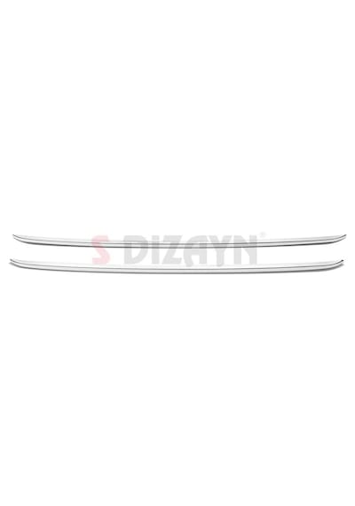 S-dizayn Fiat Doblo 3 Krom Ön Tampon Çıtası 2 Prç 2023 Üzeri A+ Kalite