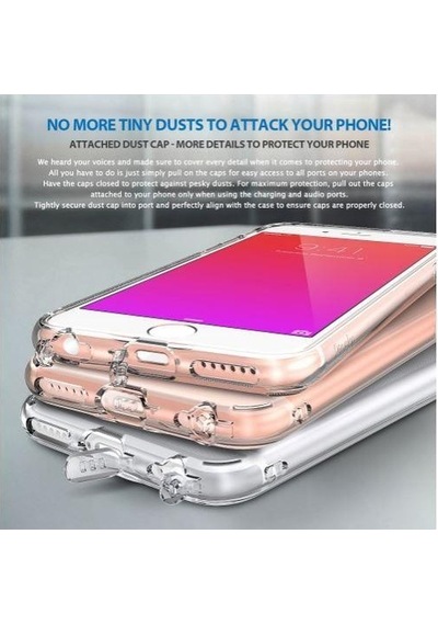 Ringke Air Apple Uyumlu iPhone 6s Plus/ 6 Plus İle Kılıf Smoke Black
