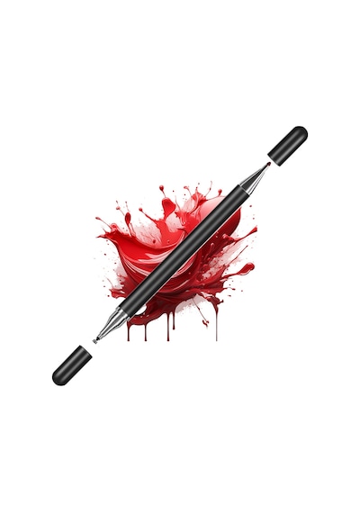 Honor Pad X8a İle Uyumlu Çift Uçlu Hassas Dokunmatik Stylus Kalem Gecikmesiz Çoklu Uyum Siyah