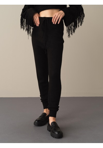 Xint Siyah Slim Fit Triko Pantolon 850853