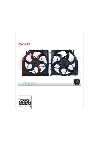 Bmw X3 E83 2.0 2.0d 2.5 3.0 2004-2010 400w Tekli Fan Motoru