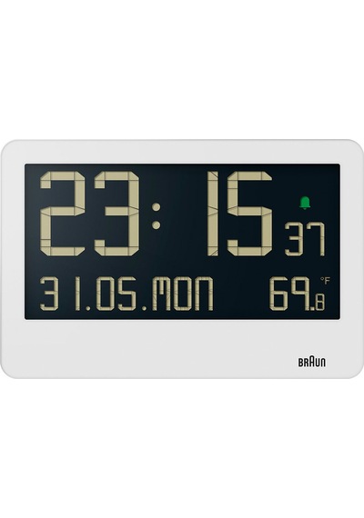 Braun Bc14w Beyaz Dijital Duvar Saati Brn.bc14w