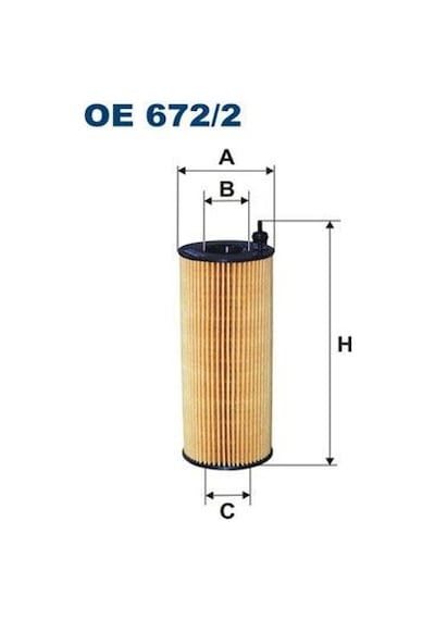 Fıltron Yag Fıltresı Bmw E81 E87 E90 E60 F01 X1 E84 X3 E83 X5 E70 X6 E71 OC01-FILTRON OE6722
