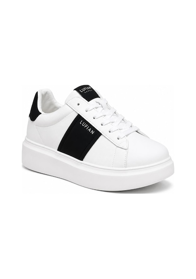 Lufian 121230055 Luna Deri Unisex Sneaker Ayakkabı Beyaz