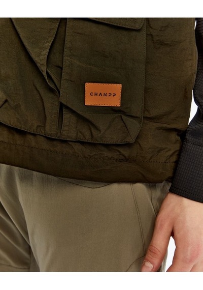 Champp Ranger Çok Cepli Outdoor Yelek Haki