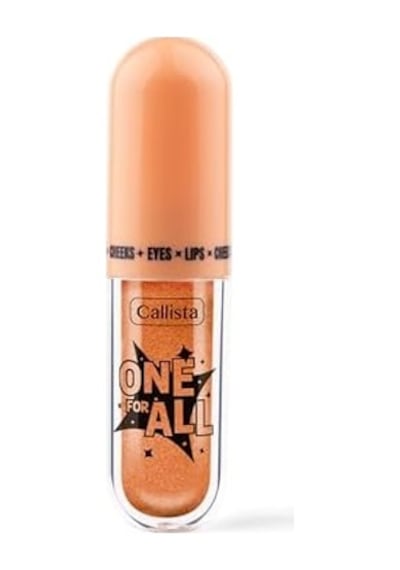 Callista One For All 04 Rich Peach Eyes & Lips & Cheeks Likit Göz Farı 0