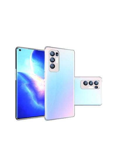 Rba Aksesuar Reno 5 Pro 5g Kılıf Rba Süper Silikon Kapak - Renksiz Çok Renkli