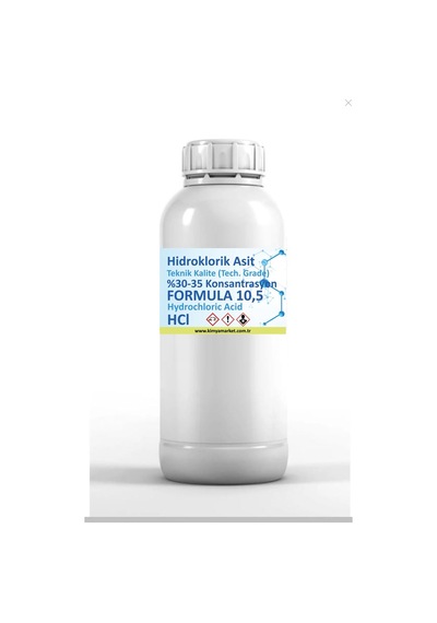 Hidroklorik Asit %30-35 30 Lt Tuz Ruhu Taş Asidi