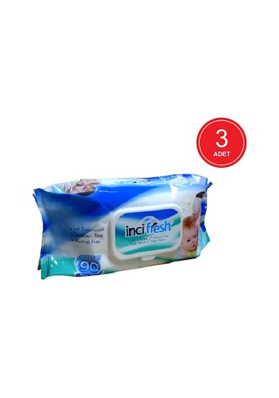 Inci Fresh Islak Bebek Havlusu 3 X 90'Lı